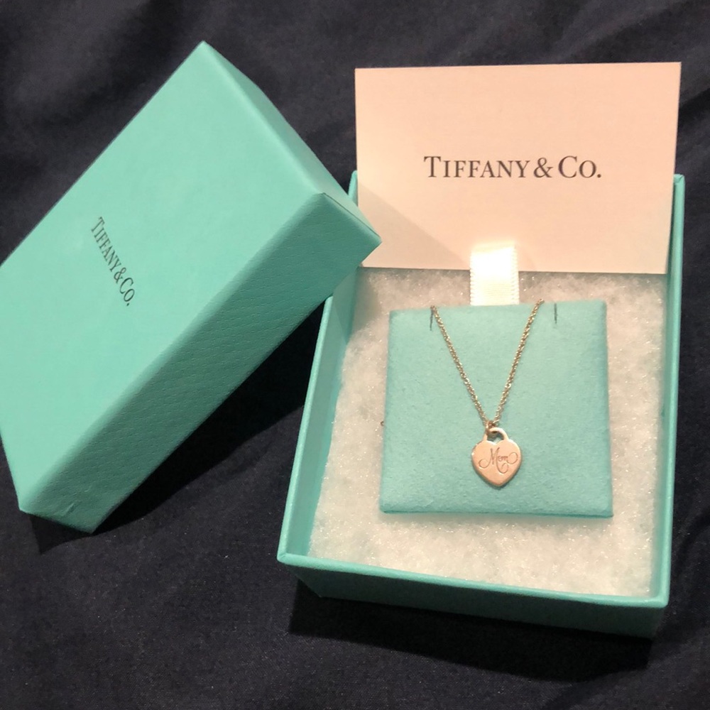Tiffany’s “Mom” heart necklace - AUTHENTIC
